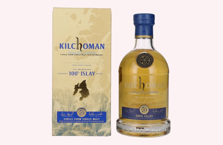 Kilchoman 100% Islay The 13th Edition 2023 50% Vol. 0,7l in Geschenkbox