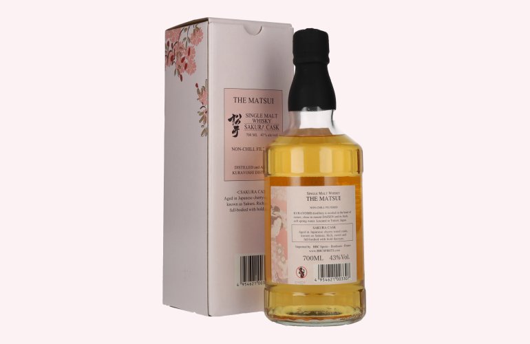 Matsui Whisky THE MATSUI Single Malt Japanese Whisky SAKURA CASK 43% Vol. 0,7l in Geschenkbox