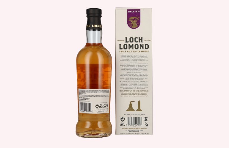 Loch Lomond THE ORIGINAL Peated Rioja Cask Single Malt 40% Vol. 0,7l in Geschenkbox