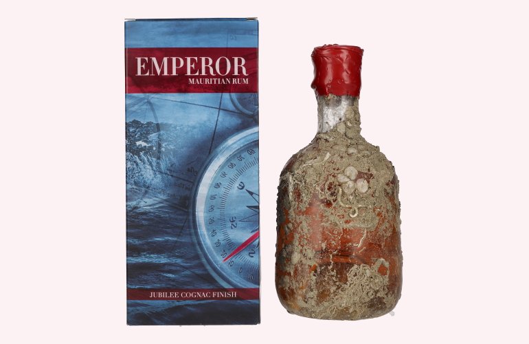 Emperor Mauritian Rum DEEP BLUE Jubilee Cognac Finish 40% Vol. 0,7l in Giftbox