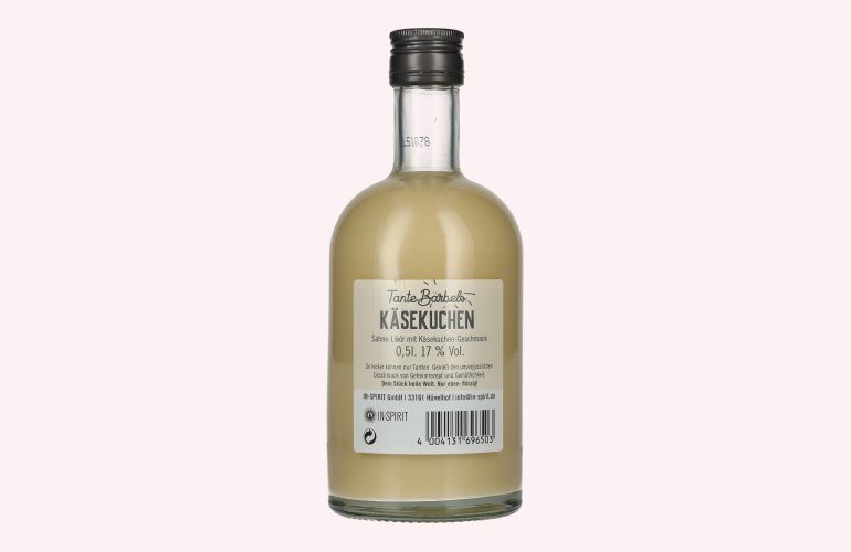 Tante Bärbels Käsekuchen Sahne-Likör 17% Vol. 0,5l
