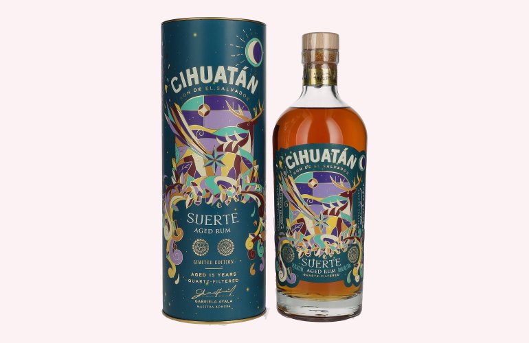 Cihuatán SUERTE Rum El Salvador Limited Edition 2023 44,2% Vol. 0,7l in Geschenkbox