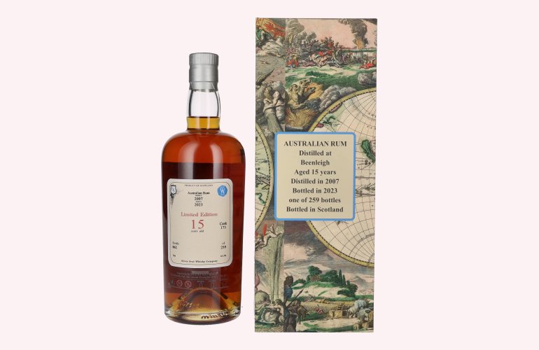 Silver Seal AUSTRALIAN Rum 15 Years Old 2007 65,2% Vol. 0,7l in geschenkverpakking