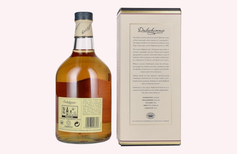 Dalwhinnie 15 Years Old Highland Single Malt Scotch Whisky 43% Vol. 1l in Giftbox