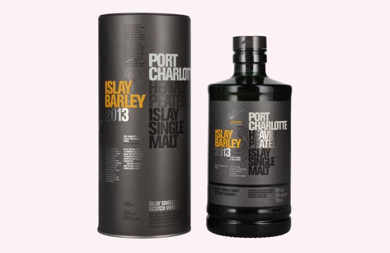 Port Charlotte ISLAY BARLEY Heavily Peated Islay Single Malt 2013 50% Vol. 0,7l in Tinbox