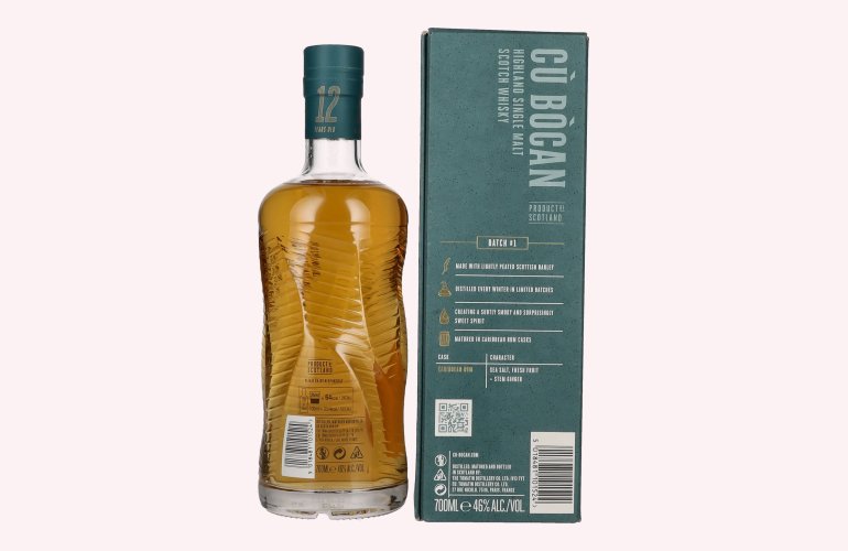 Tomatin 12 Years Old CÙ BÒCAN Highland Single Malt Batch 1 46% Vol. 0,7l in Geschenkbox