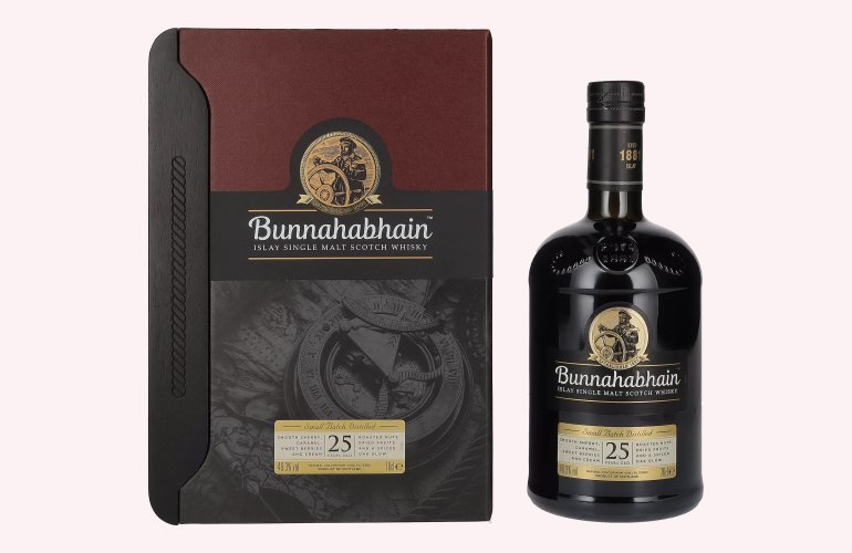Bunnahabhain 25 Years Old Islay Single Malt Scotch Whisky 46,3% Vol. 0,7l in Giftbox