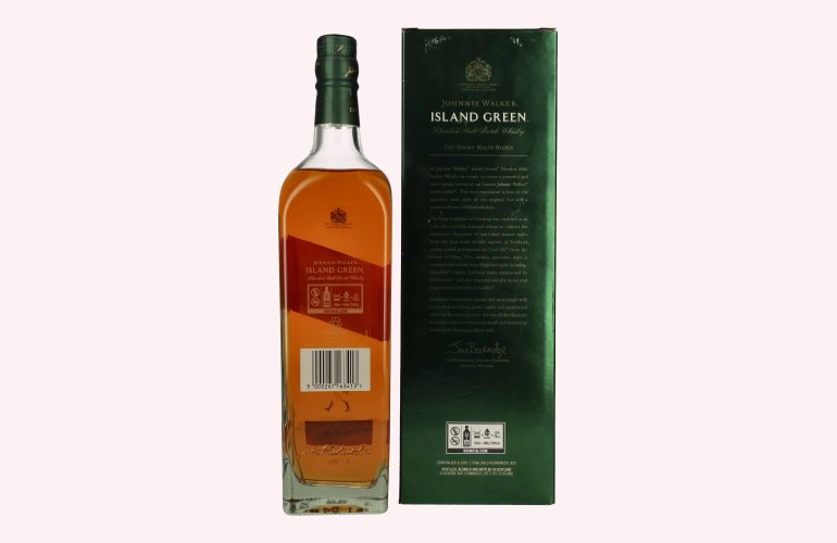 Johnnie Walker ISLAND GREEN Blended Malt Scotch Whisky Select Release 43% Vol. 1l in Geschenkbox