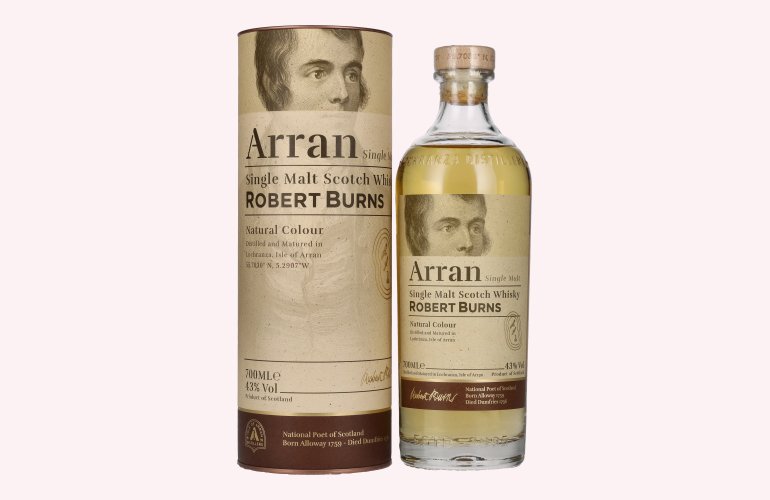 Arran ROBERT BURNS Single Malt Scotch Whisky 43% Vol. 0,7l in Giftbox