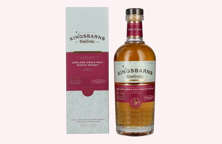 Kingsbarns BALCOMIE Lowland Single Malt Scotch Whisky 46% Vol. 0,7l in Giftbox