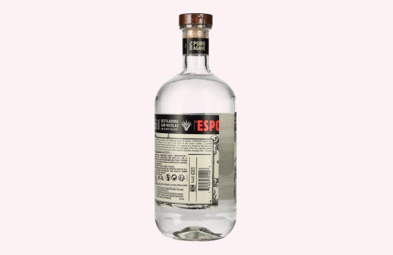 Espolón Tequila Blanco 100% Puro Agave 40% Vol. 1l
