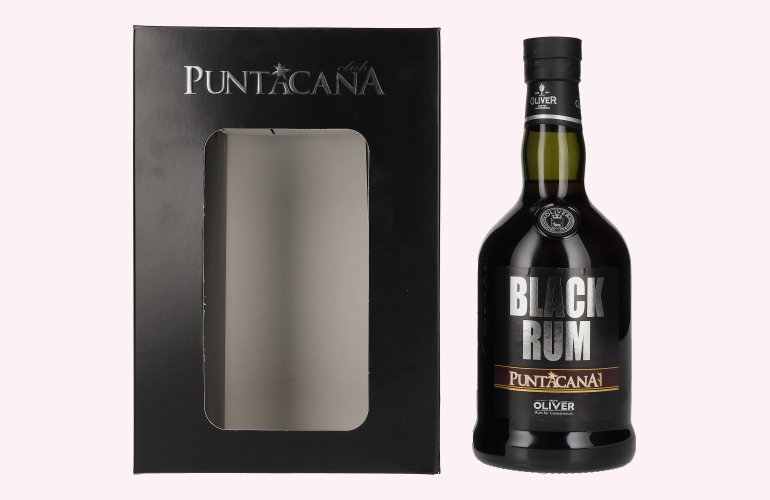 Punta Cana Club BLACK RUM 38% Vol. 0,7l in Giftbox