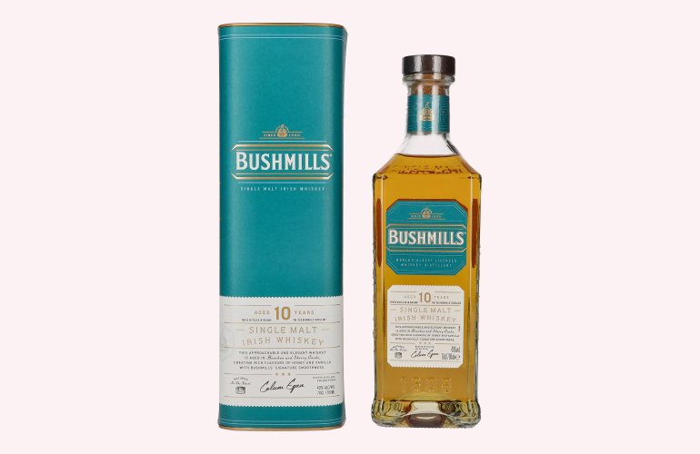 Bushmills 10 Years Old Single Malt Irish Whiskey 40% Vol. 0,7l in Geschenkbox