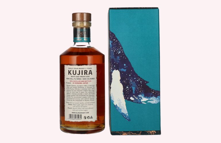 Kujira Ryukyu 5 Years Old WHITE OAK VIRGIN CASK Whisky 43% Vol. 0,7l in Giftbox