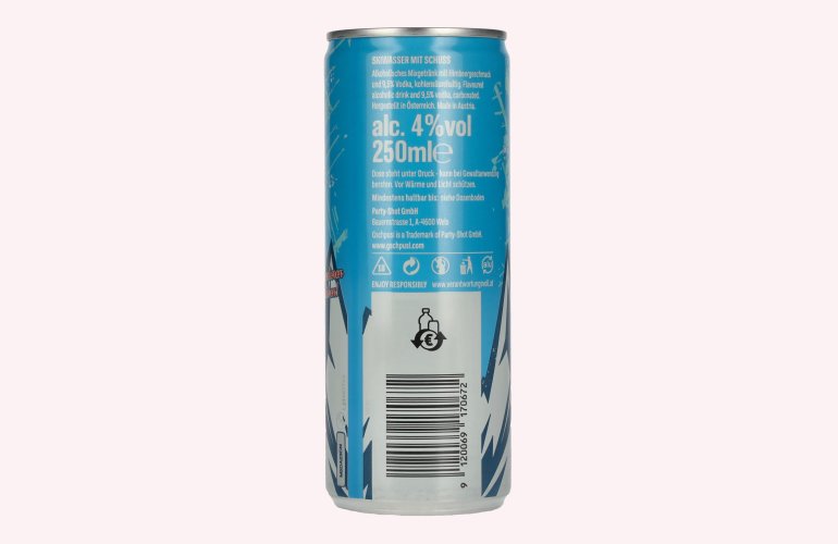 Gschpusi Skiwasser with Schuss 4% Vol. 0,25l Dose Pfand