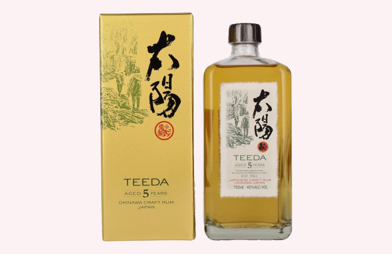 Teeda 5 Years Old Japanese Craft Rum 40% Vol. 0,7l in Geschenkbox