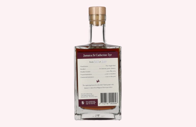 Rum Exchange JAMAICA 5 Years Old Pure Single Rum #002 2013 59% Vol. 0,7l
