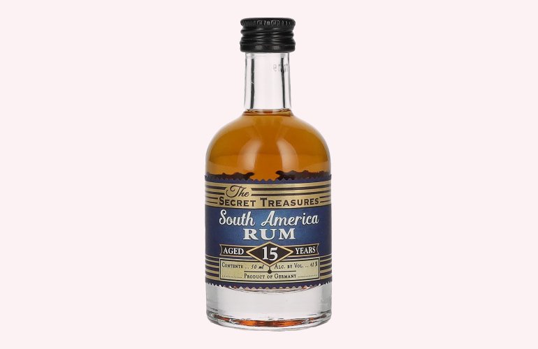 The Secret Treasures 15 Years Old South America Rum 42% Vol. 0,05l
