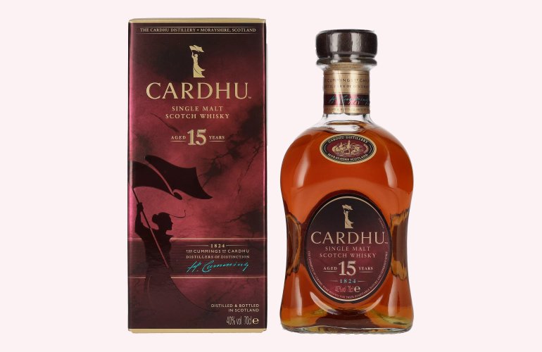 Cardhu 15 Years Old Single Malt Scotch Whisky 40% Vol. 0,7l in Giftbox