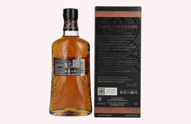 Highland Park CASK STRENGTH Release 5 64,7% Vol. 0,7l en boîte cadeau
