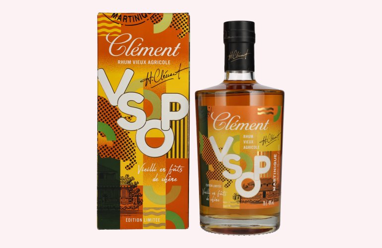 Clément Rhum Vieux Agricole V.S.O.P. VIEILLI EN FÛTS DE CHÊNE 40% Vol. 0,7l in Giftbox