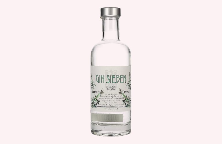 Gin Sieben echter Frankfurt Dry Gin 49% Vol. 0,5l