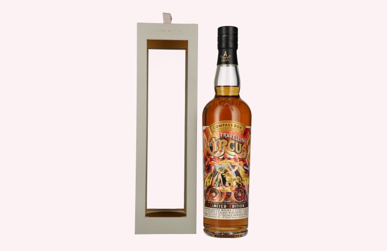 Compass Box TRAVELLING CIRCUS Blended Malt Limited Edition 49% Vol. 0,7l en boîte cadeau