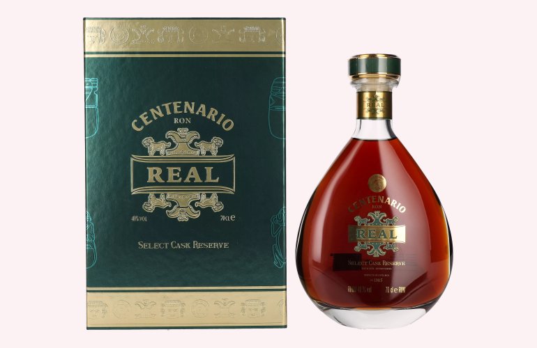 Ron Centenario REAL Select Cask Reserve Rum - Old Edition 40% Vol. 0,7l in Giftbox