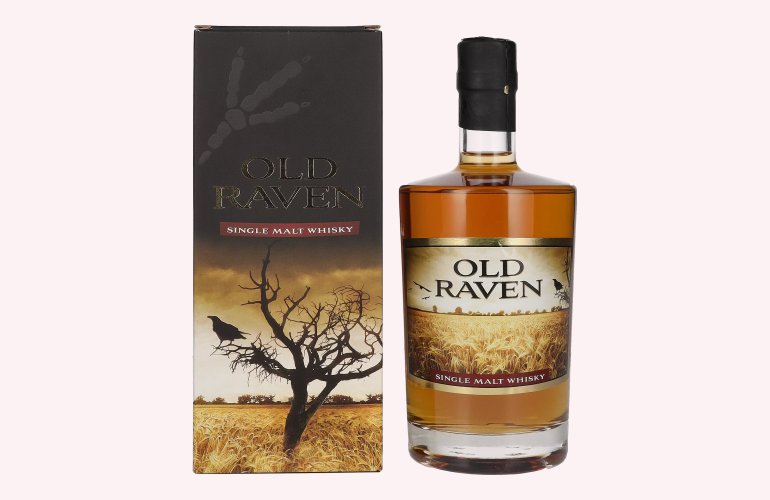 Old Raven Triple Distilled Single Malt Whisky SMOKY 41% Vol. 0,5l in Geschenkbox