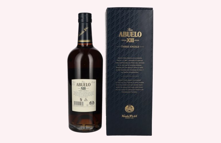 Ron Abuelo Añejo XII Años THREE ANGELS Double Matured 43% Vol. 0,7l in geschenkverpakking