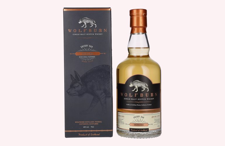 Wolfburn AURORA Single Malt Scotch Whisky 46% Vol. 0,7l in Geschenkbox