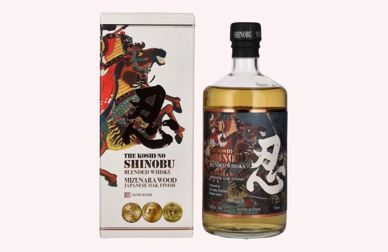 The Koshi-No Shinobu Blended Whisky Mizunara Oak Finish 43% Vol. 0,7l in Giftbox