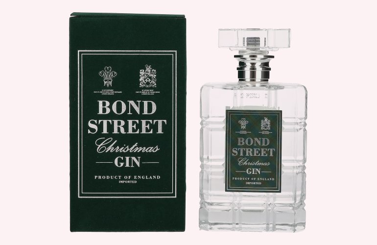 Bond Street London Dry Gin Christmas Edition 43% Vol. 0,7l in Geschenkbox