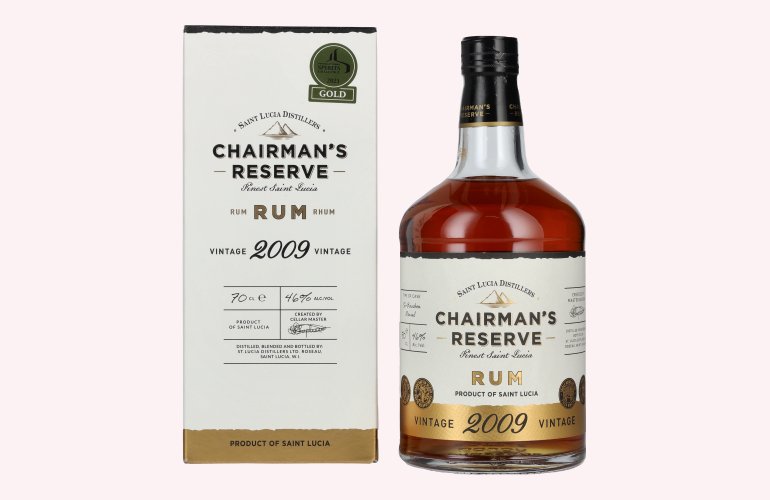 Chairman's Reserve Rum VINTAGE 2009 46% Vol. 0,7l in Geschenkbox