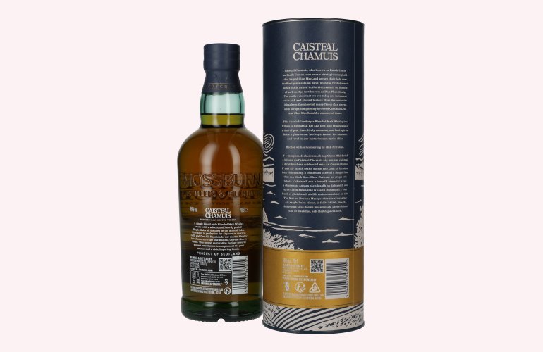 Caisteal Chamuis 12 Years Old Sherry Casks Heavily Peated Blended Malt 46% Vol. 0,7l in geschenkverpakking