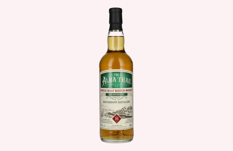 THE ALBA TRAIL Miltonduff Distillery 16 Years Old Bourbon Barrel Single Malt 2008 46% Vol. 0,7l