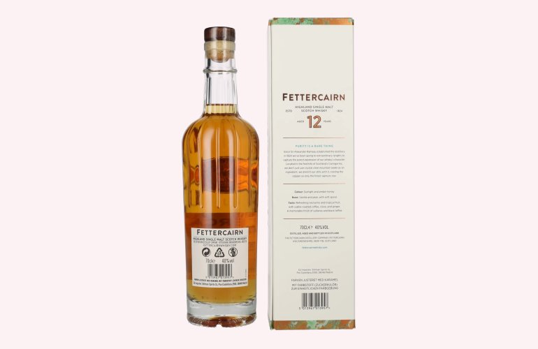 Fettercairn 12 Years Old Highland Single Malt Scotch Whisky 40% Vol. 0,7l in Giftbox