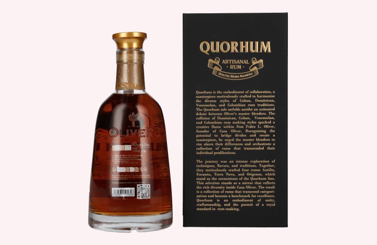 Ron Quorhum 13 Sistema Solera ENCANTO 40% Vol. 0,7l in Geschenkbox
