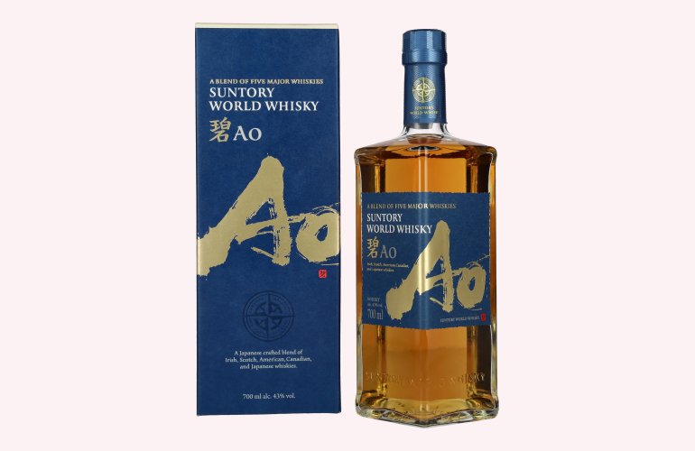 Suntory AO World Blend Whisky 43% Vol. 0,7l in geschenkverpakking