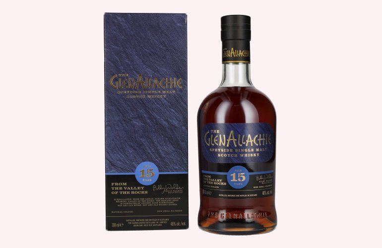 The GlenAllachie 15 Years Old Speyside Single Malt 46% Vol. 0,7l in Giftbox