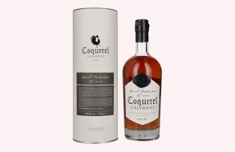 Coquerel Grand Calvados 15 Ans 42% Vol. 0,7l in Geschenkbox