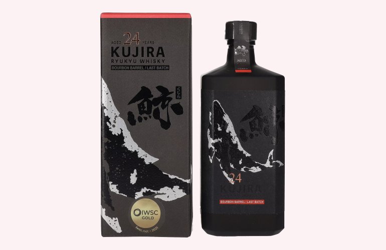 Kujira Ryukyu 24 Years Old Bourbon Barrel Small Batch Whisky 43% Vol. 0,7l in Geschenkbox