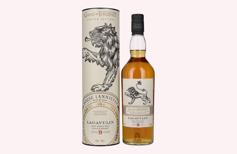 Lagavulin 9 Years Old GAME OF THRONES House Lannister Single Malt Collection 46% Vol. 0,7l in Geschenkbox
