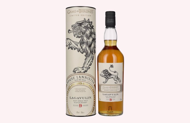 Lagavulin 9 Years Old GAME OF THRONES House Lannister Single Malt Collection 46% Vol. 0,7l in Giftbox