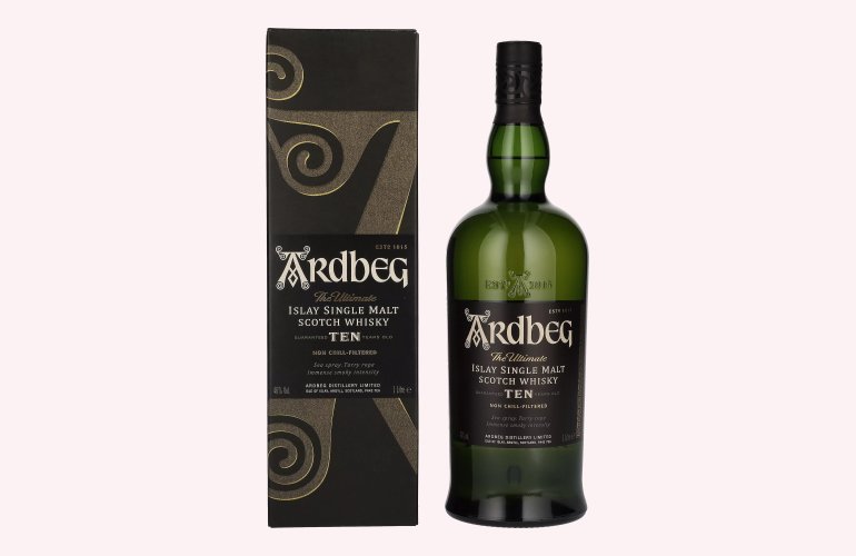 Ardbeg TEN Years Old Islay Single Malt 46% Vol. 1l in Giftbox