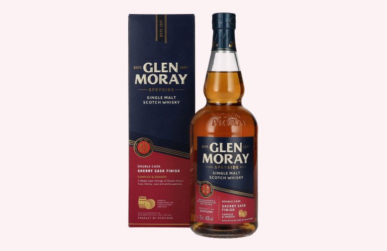 Glen Moray Double Cask Sherry Cask Finish 40% Vol. 0,7l in Geschenkbox