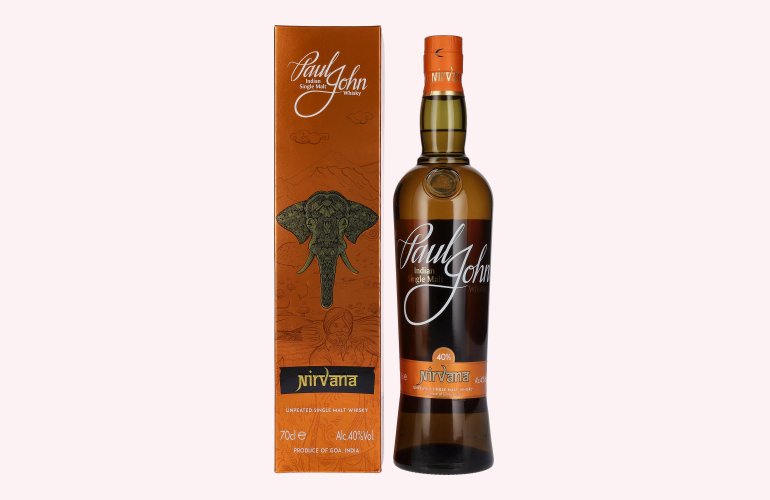 Paul John NIRVANA Indian Single Malt Whisky 40% Vol. 0,7l in Geschenkbox