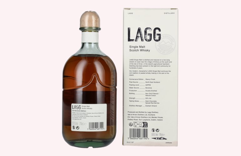 LAGG Single Malt Scotch Whisky Corriecravie Edition 55% Vol. 0,7l in geschenkverpakking