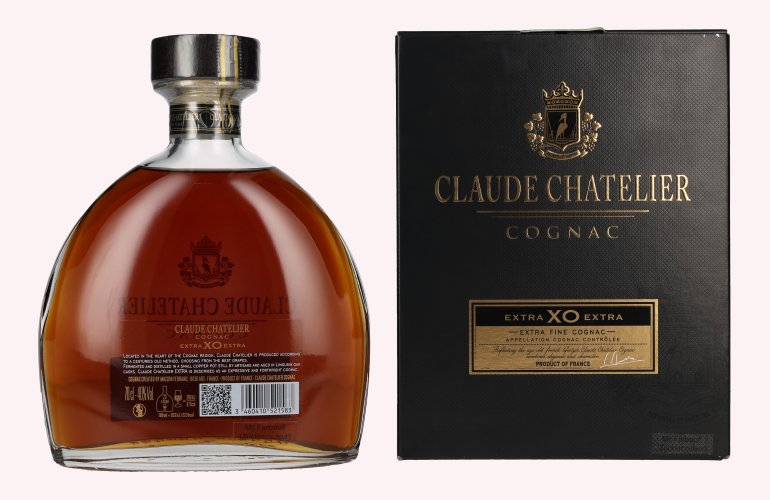 Claude Chatelier Extra XO Extra Fine Cognac 40% Vol. 0,7l in Giftbox
