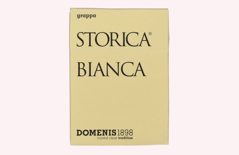 Domenis 1898 STORICA BIANCA Grappa 50% Vol. 10x0,005l in Geschenkbox